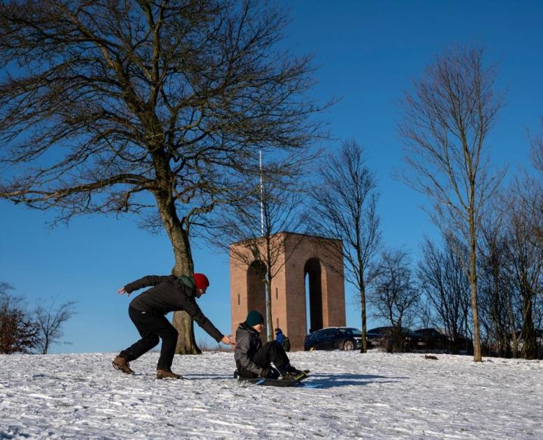 Ejer Bavnehøj, Vinter